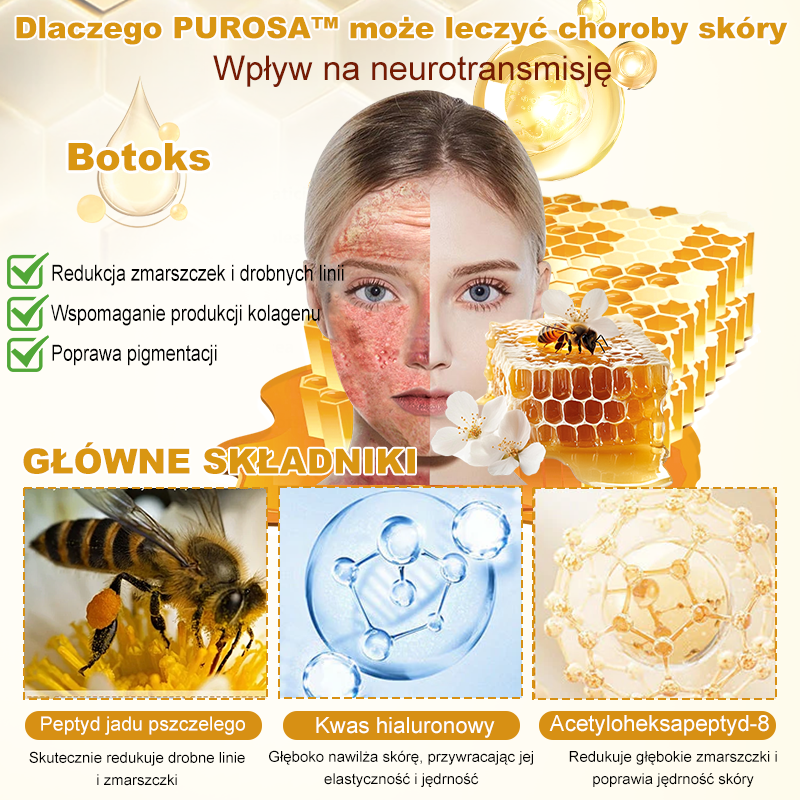 🍯 🎁 Zostało tylko 5 ostatnich pudełek! Przez ograniczony czas, dodatkowe 50% zniżki! Złap szansę na odnowę swojej skóry ✨Jeśli przegapisz teraz, nie będziesz mieć okazji do przyszłego roku!